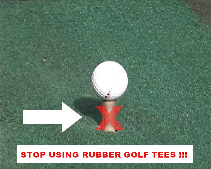 You will never have to use a rubber golf tee again when you use NeverLostGolf ™